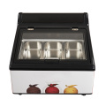 italian outdoor fashion desktop ice cream display freezer for sale ice cream showcase display